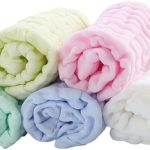 Beatifufu 5pcs Baby Towel Infant Washcloth Baby Saliva Towel Infant Face Towels Babywipes Baby Bath Towels Kids Bath Towels Baby Facial Towels Newborn Facial Towels Cotton Baby Facial Towels